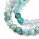 Naturelles et synthétiques mélangées perles de pierres précieuses brins G-D080-A01-02-12-3