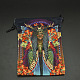 Double-Sided Printed Velvet Tarot Cards Storage Drawstring Bags ZODI-PW0002-02T-1