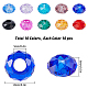 SUNNYCLUE 100Pcs 10 Colors Glass European Beads GPDL-SC0001-03-2