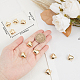 Beebeecraft 1 Box 10Pcs Puffed Heart Charm 18K Gold Plated Smooth Tiny Love Drops Charms for Jewelry Making Necklace Bracelet DIY Crafts KK-BBC0011-20-3