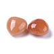 Piedra de amor de corazón de aventurina roja natural G-F659-B27-2