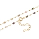Natürliche Achat handgefertigte Perlenketten Halsketten X-NJEW-JN03165-2