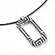 Raffia Woven Pendants Necklaces NJEW-JN02360-01-2