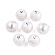 Cuentas de esmalte de perlas de imitación de plástico abs opaco de halloween KY-G020-01O-3