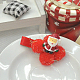 Christmas Party Accessories Supplies Iron with Resin Christmas Santa Claus Alligator Hair Clips X-PHAR-R116-04-1