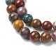 Chapelets de perles en jaspe d'océan naturelle G-C102-B01-02-4