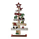 クリスマステーマの木製ディスプレイ装飾  ホームオフィス用 卓上  クリスマスツリー  gnome  112x39.5x215mm DJEW-G041-01A-1