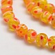 Round Millefiori Glass Beads Strands LK-P001-12-2