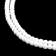 Imitation Jade Glass Beads Strands GLAA-K062-A01-08-4