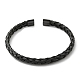 304 braccialetto con polsino avvolgente in filo di acciaio inossidabile BJEW-E079-02EB-1
