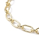 Collares de cadenas de eslabones de latón para hombres y mujeres NJEW-JN03769-5