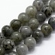 Chapelets de perles en labradorite naturelle  G-I199-15-8mm-1