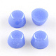 Pearlized Plated Opaque Glass Cabochons PORC-R099-10-1