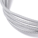 Fish Hook Shape 304 Stainless Steel Link Braclet BJEW-JB09817-01-4