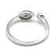 925 Sterling Silver Finger Ring Components STER-P042-11P-02-3