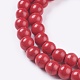 Chapelets de perles en turquoise synthétique TURQ-G106-6mm-02H-3