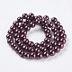 Glass Pearl Beads Strands HY14mm99-2