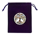 Almacenamiento de joyas de terciopelo bolsas con cordón WICR-PW0007-05C-1
