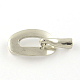 Tibetan Style Alloy Hook and S-Hook Clasps TIBE-R305-01AS-NR-1