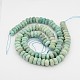 Natural Amazonite Faceted Rondelle Bead Strand G-P082-03-2