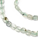 Chapelets de perles en préhnite naturelle G-I271-A05-6x6mm-3