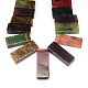 Dyed Rectangle Natural Agate Bead Strands G-Q940-02B-2