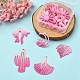 1 Set Spray Painted Alloy Charms FIND-YW0003-11C-5