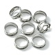 201 кольцо из нержавеющей стали с рифлением для пальцев STAS-TAC0001-10A-P-3