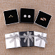 Benecreat 12 paquete de caja de regalo de anillo con espuma y inserto de terciopelo pequeña caja de regalo dura para joyería de pendiente de anillo CBOX-BC0001-02-4