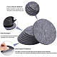 Tapis rond plat en feutre de laine DIY-WH0305-32-4