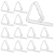 GORGECRAFT 24 Pieces Transparent Clear Tablecloth Clips Picnic Table Cloth Hold Down Clips Plastic Non-Slip Tablecloth Clips For Outside Picnics Weddings Camping Restaurant (Clear) AJEW-GF0005-45B-1