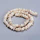 Eau douce naturelle de coquillage perles brins SHEL-D078-01B-2