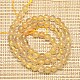 Natural Gold Rutilated Quartz Round Beads Strands G-O017-6mm-17B-2