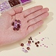 Наборы для изготовления ювелирных изделий из фиолетовой серии своими руками DIY-YW0003-05D-8