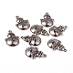 Tibetan Style Lovely Snowman Alloy Charms X-EA314Y-NF-3