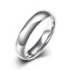 ファッショナブルなレディース316チタン鋼製指輪  ステンレス鋼色  usサイズ6（16.5mm） RJEW-BB07173-6-1