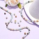 Brins de perles d'amazonite de fleurs naturelles X-G-G692-01F-4mm-5