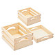 Деревянные ящики для хранения деревянных скворечников CON-WH0092-51-9