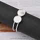 Accessoire de bricolage de bracelet en laiton MAK-WH0006-01S-5