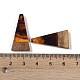 Подвески из смолы и дерева WOOD-F015-03F-3
