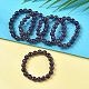 Brazaletes naturales de amatista&nbsp;BJEW-K212-C-034-1