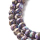 Natural Imperial Jasper Beads Strands G-I122-8mm-20-3