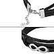 5pcs 5 estilos pulseras de múltiples hilos de cordón de cuero retro BJEW-SZ0001-26-4