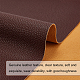模造革生地  衣類用アクセサリー  ココナッツブラウン  135x30x0.12cm DIY-WH0221-22B-3