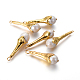 Colgantes naturales de perlas cultivadas de agua dulce X-PEAR-F011-60G-1