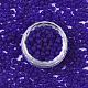 Perles de verre de couleurs givrées SEED-S040-04A-04-2