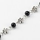 Handarbeit rund Glasperlenketten Perlen für Halsketten Armbänder machen AJEW-JB00073-03-1