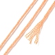 12 かせ 12 色 6 層ポリエステル刺繍糸  クロスステッチの糸  春色シリーズ  ミックスカラー  0.5mm  約8.75ヤード（8m）/かせ  12 かせ/セット OCOR-M009-01B-13-3