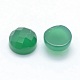 Natural Green Onyx Agate Cabochons G-P393-P03-4mm-2