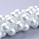 Chapelets de perles en verre nacré HY-14D-B01-3